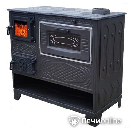 Отопительно-варочная печь МастерПечь ПВ-05С с духовым шкафом, 8.5 кВт в Нефтеюганске